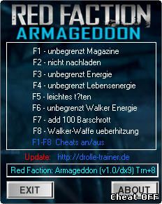 Red Faction: Armageddon Читы